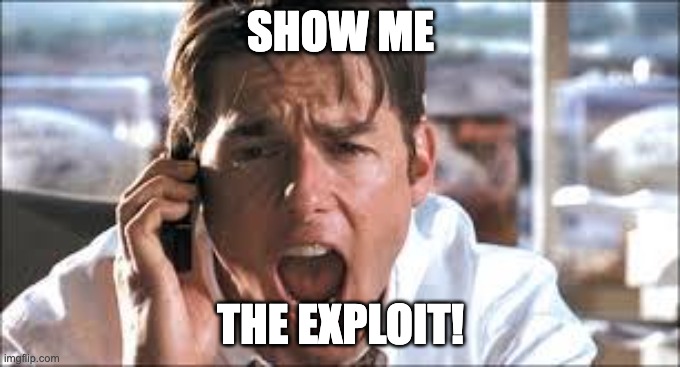Show Me The Exploit